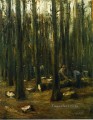 Leñador en el bosque 1898 Max Liebermann Impresionismo alemán